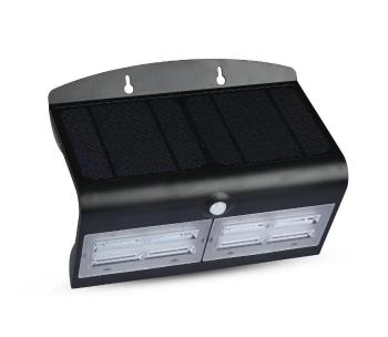 LED Kinkiet solarny z czujnikiem LED/7W/3,7V 4000K IP65 czarny