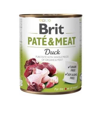 BRIT Pate&amp;Meat duck 6 x 800 g pasztet z kaczką