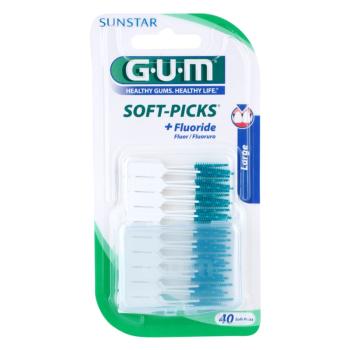 G.U.M Soft-Picks +Fluoride wykałaczki dentystyczne large 40 szt.