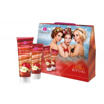 Dermacol Aroma Ritual Apple & Cinnamon zestaw Żel pod prysznic 250 ml + Krem do rąk 100 ml dla kobiet Uszkodzone pudełko