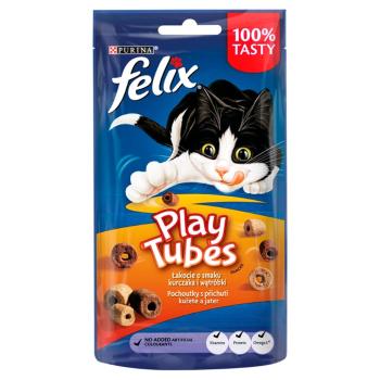 FELIX Play Tubes przysmak dla kota kurczak i wątróbka 8x50 g