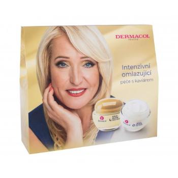 Dermacol Gold Elixir zestaw Krem do twarzy na dzień 50 ml + Krem do twarzy na dzień 50 ml dla kobiet Uszkodzone pudełko