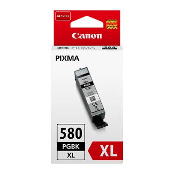 Canon originální ink PGI-580PGBK XL, black, 400str., 18.5ml, 2024C005, Canon PIXMA TS6251,TS6350,TS8251,TS8350,TS8352,TS9550