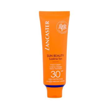 Lancaster Sun Beauty Face Cream SPF30 50 ml preparat do opalania twarzy dla kobiet Uszkodzone pudełko