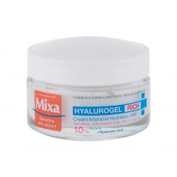Mixa Hyalurogel Rich 50 ml krem do twarzy na dzień dla kobiet Uszkodzone pudełko