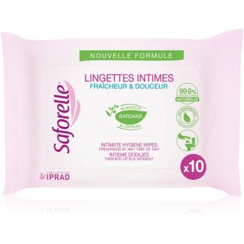 Saforelle Intim whipes chusteczki do higieny intymnej 10 szt.