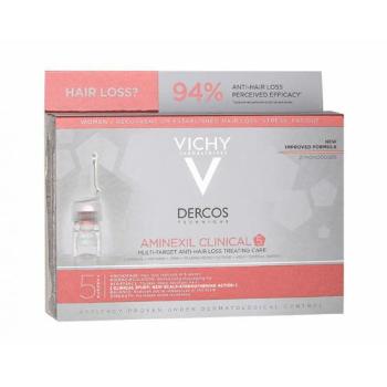 Vichy Dercos Aminexil Clinical 5 21x6 ml serum do włosów dla kobiet Uszkodzone pudełko