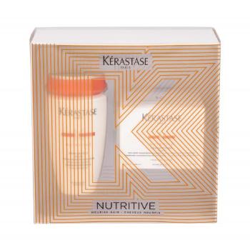 Kérastase Nutritive Bain Satin 2 Irisome zestaw Szampon 250 ml + Maseczka do włosów 200 ml dla kobiet Uszkodzone pudełko