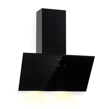 Klarstein Laurel 60, okap kuchenny przyścienny, tryb wyciągu, 60 cm, 350 m³/h, LED, panel dotykowy, kolor czarny