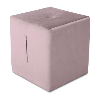 Różowy puf Mazzini Sofas Margaret, 40x45 cm