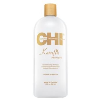 CHI Keratin Shampoo wygładzający szampon do włosów grubych i trudnych do ułożenia 946 ml