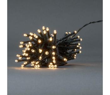 CLBO48 - LED Łańcuch bożonarodzeniowy 48xLED/7 funkcji/3xAA 4,1m IP44 ciepła biel