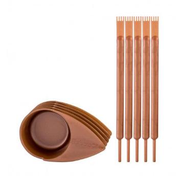 RefectoCil Application Sticks Mini zestaw Pałeczka do aplikacji + mała kosmetyczna miska 5 szt. dla kobiet