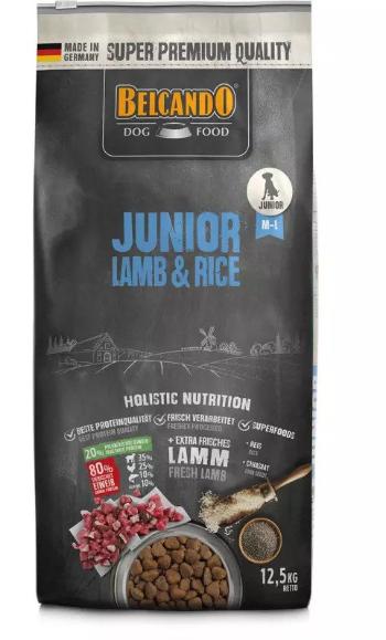 BELCANDO Junior Lamb &amp; Rice M-L 12.5 kg jagnięcina i ryż - sucha karma dla psów od 4 miesiąca życia, rasy średnie i duże
