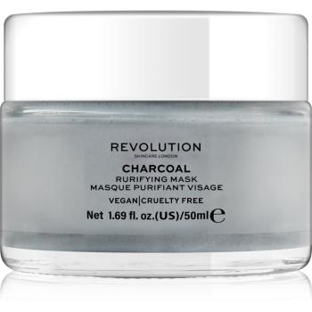Revolution Skincare Purifying Charcoal oczyszczająca maseczka do twarzy 50 ml