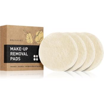 BrushArt Home Salon Make-up removal pads waciki do demakijażu Cream (4 szt.)
