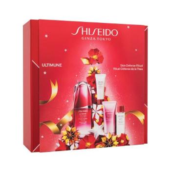 Shiseido Ultimune Skin Defense Ritual zestaw Serum do twarzy 50 ml + oczyszczająca pianka do twarzy 15 ml + tonik do twarzy 30 ml + krem do rąk 40 ml