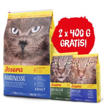 JOSERA Daily Cat 10 kg bezzbożowa karma dla dorosłych kotów + 1x Marinesse 400g &amp; 1x NatureCat 400g