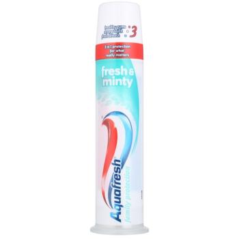 Aquafresh Family Protection Fresh & Minty pasta do zębów dla zdrowych zębów i dziąseł 100 ml