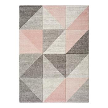 Różowo-szary dywan Universal Retudo Naia, 80x150 cm