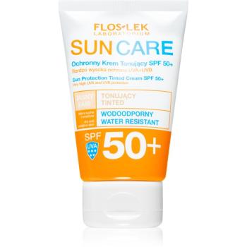 FlosLek Laboratorium Sun Care krem tonujący do skóry suchej i wrażliwej SPF 50+ 50 ml
