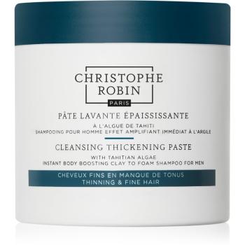 Christophe Robin Cleansing Thickening Paste with Tahitian Algae szampon złuszczający dla słabych i wypadających włosów 250 ml