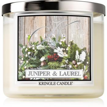 Kringle Candle Juniper & Laurel świeczka zapachowa 411 g