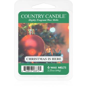 Country Candle Christmas Is Here wosk zapachowy 64 g