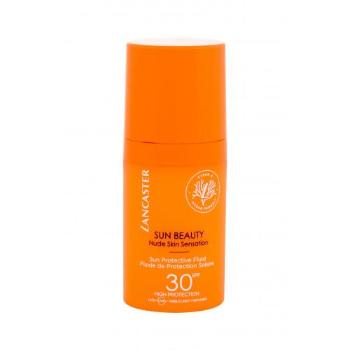 Lancaster Sun Beauty Protective Fluid SPF30 30 ml preparat do opalania twarzy dla kobiet Uszkodzone pudełko