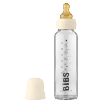 BIBS Kompletny zestaw butelek dla niemowląt 225 ml, kość słoniowa