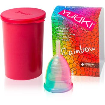 Yuuki Rainbow Line 1 + cup kielich menstruacyjny rozmiar small (⌀ 41 mm, 14 ml) 1 szt.