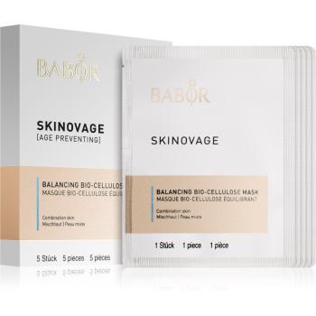 Babor Skinovage Balancing Bio-Cellulose Mask zestaw maseczek płóciennych 5 szt.