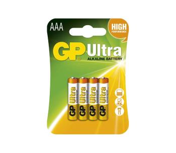 4 szt. Bateria alkaliczna AAA GP ULTRA 1,5V