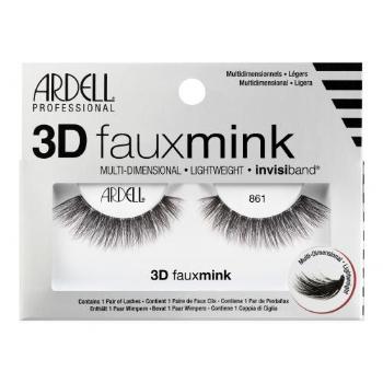 Ardell 3D Faux Mink 861 1 szt sztuczne rzęsy dla kobiet Black