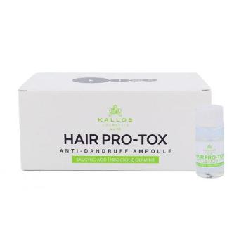 Kallos Cosmetics Hair Pro-Tox Ampoule preparat przeciwłupieżowy 6x 10 ml hair botox anti-dandruff ampoule dla kobiet