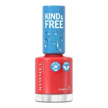 Rimmel London Kind & Free 8 ml lakier do paznokci dla kobiet 155 Sunset Soar