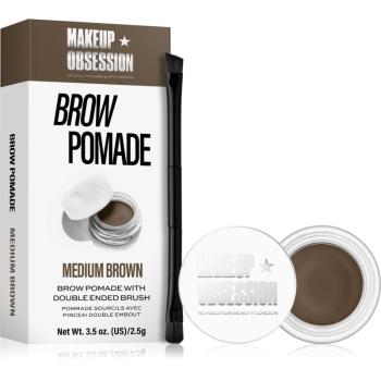 Makeup Obsession Brow Pomade pomada do brwi odcień Medium Brown 2.5 g