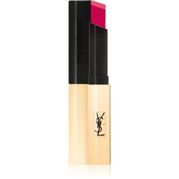Yves Saint Laurent Rouge Pur Couture The Slim cienka matująca szminka z zamszowym wykończeniem odcień 8 Contrary Fuchsia 2,2 g