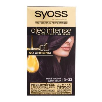 Syoss Oleo Intense Permanent Oil Color 50 ml farba do włosów dla kobiet Uszkodzone pudełko 3-33 Rich Plum