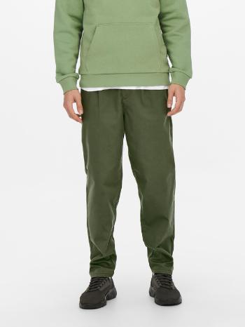 ONLY & SONS Dew Chino Spodnie Zielony