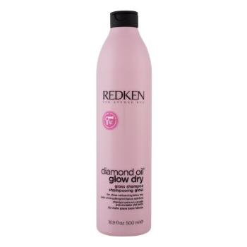 Redken Diamond Oil Glow Dry 500 ml szampon do włosów dla kobiet uszkodzony flakon