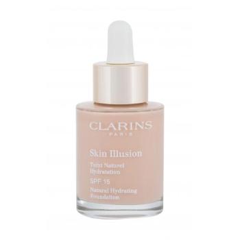 Clarins Skin Illusion Natural Hydrating SPF15 30 ml podkład dla kobiet 102.5 Porcelain