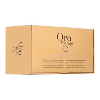 Fanola Oro Therapy Oro Puro Restructuring Lotion kuracja do włosów suchych i zniszczonych 12 x 10 ml