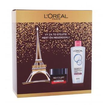 L'Oréal Paris Revitalift Laser X3 zestaw Krem na dzień Revitalift Laser X3 50 ml + Woda micelarna 200 ml dla kobiet