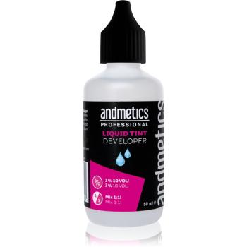 andmetics Professional Liquid Tint Developer aktywacyja emulsja barwiaca na brwi i rzęsy 50 ml