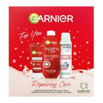 Garnier Repairing Care Gift Set zestaw Krem do ciała 400 ml + krem do rąk 100 ml + dezodorant 150 ml dla kobiet