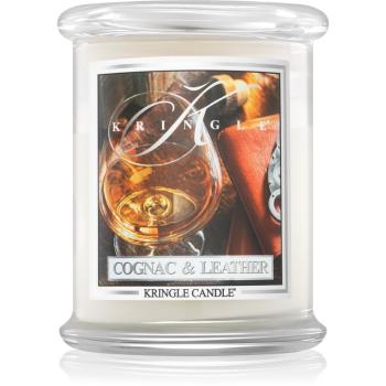 Kringle Candle Brandy & Leather świeczka zapachowa 411 g
