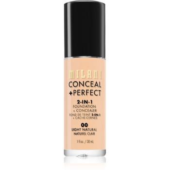 Milani Conceal + Perfect 2-in-1 Foundation And Concealer make up 00 Light Natural 30 ml