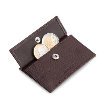 Slimpuro Coin Pocket, kieszeń na monety z ochroną kart RFID, do cienkich portfeli ZNAP 8 i 12, na zatrzask