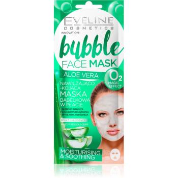 Eveline Cosmetics Bubble Mask Aloe Vera maseczka nawilżająco-kojąca z aloesem 1 szt.